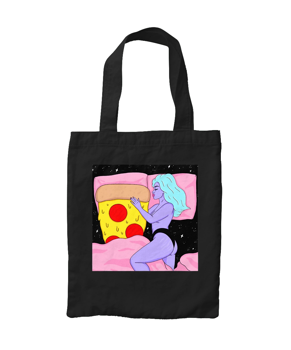 Фиолетовая Девушка И Пицца