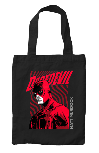 Bag with prints Daredevil. Daredevil, lawyer, marvel, matt murdock, superhero, television series, tv series. 2070702