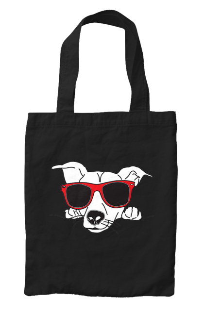 Сумка з принтом "Собака Визирає". Визирати, окуляри, собака. 2070702