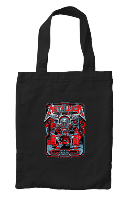 Bag with prints Metallica. Hard rock, heavy metal, metallica, music, rock band, speed metal, thrash metal. 2070702