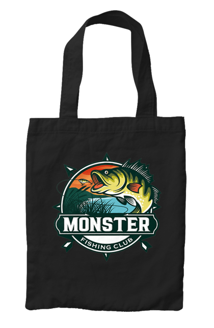 Сумка з принтом "Рибальський клуб". Відпочинок, рибак, рибальський клуб, хоббі. 2070702