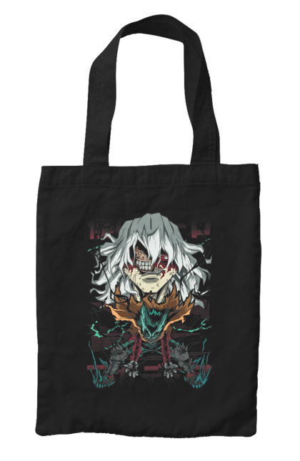 Сумка з принтом "Моя академія героїв Томура". My hero academia, shigaraki, shigaraki tomura, tomura, академія юей, аніме, манга, моя геройська академія, томура. 2070702