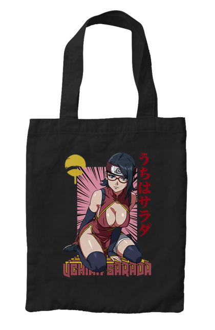 Bag with prints Boruto Sarada Uchiha. Anime, boruto, manga, sarada uchiha, tv series, uchiha. 2070702