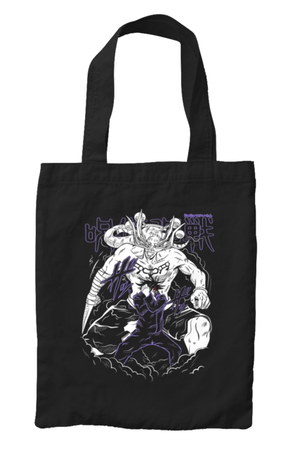 Bag with prints Jujutsu Kaisen Megumi. Anime, dark fantasy, fushiguro, fushiguro megumi, jujutsu kaisen, magic battle, manga, megumi, mystic. 2070702