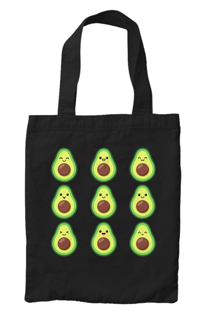 Сумка з принтом "Настрій Авокадо". Авокадо, емоції, їжа. 2070702