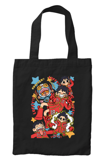 Bag with prints One Piece Luffy. Anime, luffy, manga, monkey de luffy, one piece, pirates. 2070702