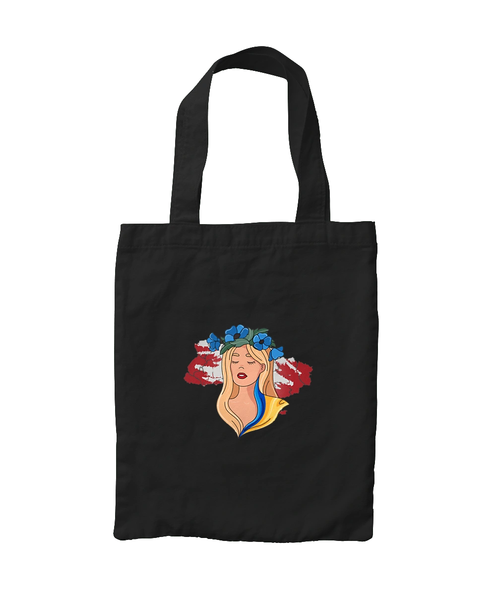 Girl on the map of Ukraine