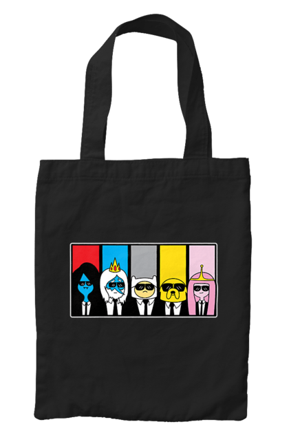 Bag with prints Adventure Time. Adventure time, animated series, cartoon network, land of ooo, tv series. 2070702