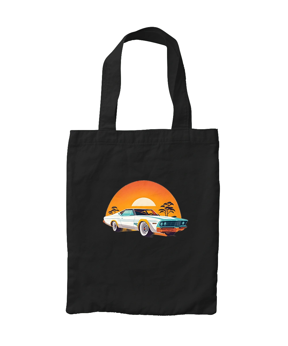 Beautiful car at sunset