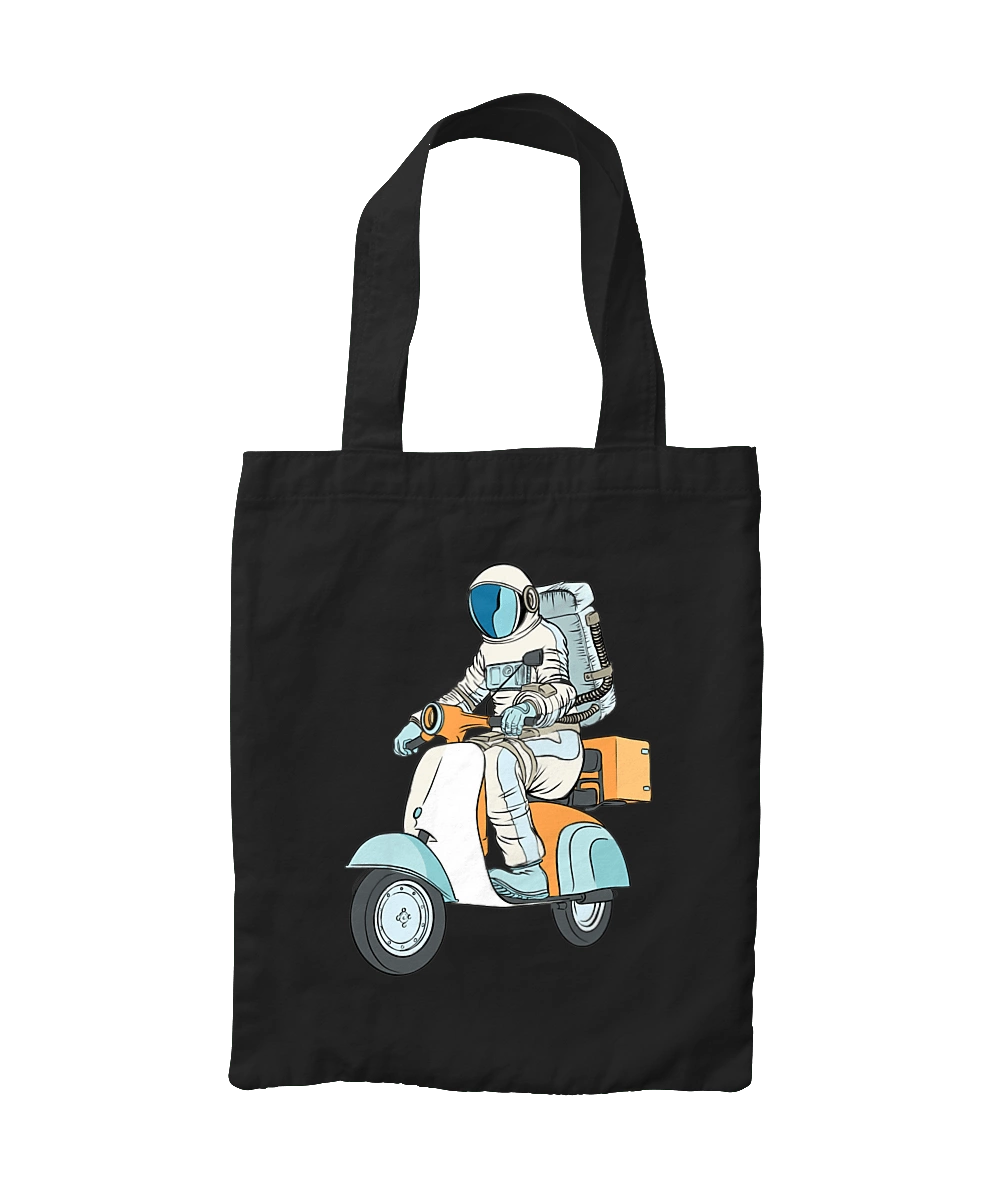 Astronaut on a motorcycle