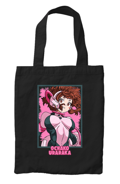 Сумка з принтом "Моя академія героїв Урарака". My hero academia, ochako, uraraka, uraraka ochako, академія юей, аніме, манга, моя геройська академія, очако урарака, урарака. 2070702