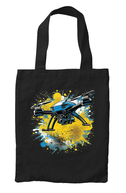 Сумка з принтом "Дрон". Дрон, зсу, символ україни, україна, фпв дрон. 2070702