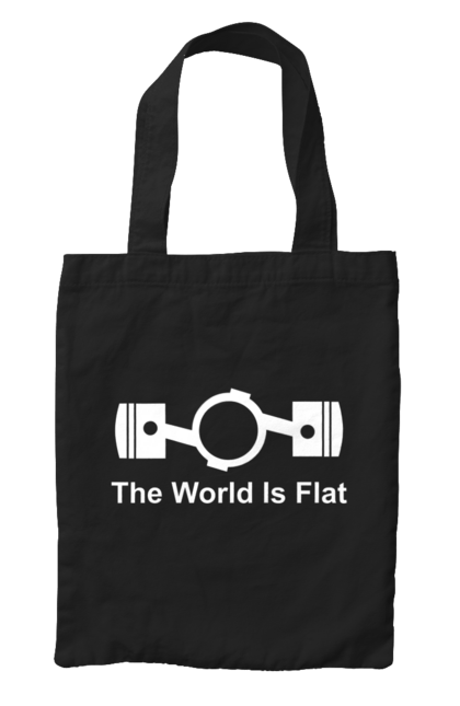 Сумка з принтом "World Flat". Авто, деталь, машини. 2070702