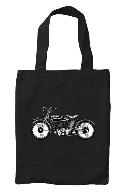 Сумка з принтом "Мотоцикл Ретро". Мото, мотоцикл, ретро. 2070702