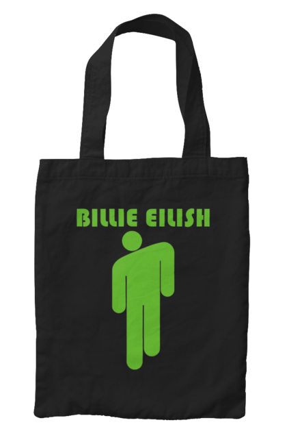 Сумка з принтом "Billie Eilish". Активістка, біллі айліш, мизукант, права, співачка, тварини. 2070702
