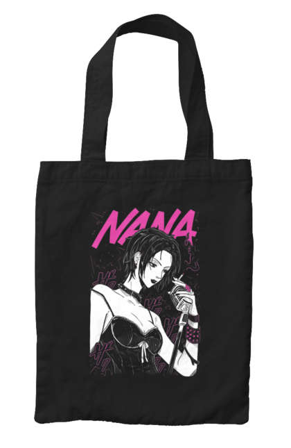 Сумка з принтом "Nana Нана Осакі". Black stones, nana, nana osaki, аніме, бласт, манга, музика, музичний гурт, нана осакі, співачка. 2070702