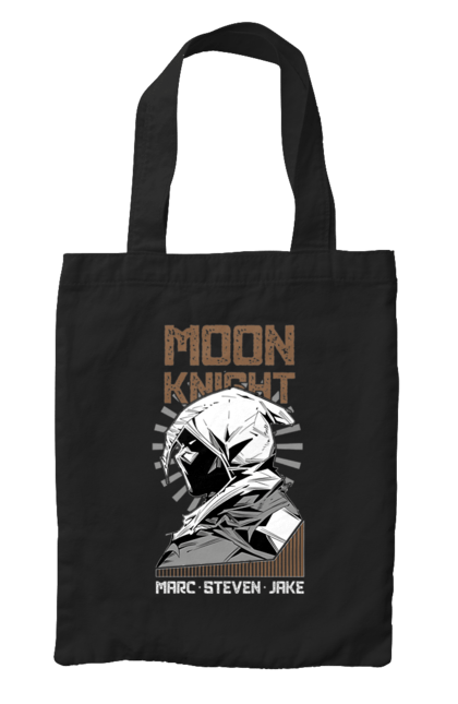 Bag with prints Moon Knight. Marc spector, marvel, mcu, moon knight, series, steven grant, tv show. 2070702