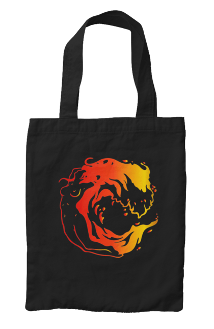 Bag with prints Girl wave. Girl, sea, wave. 2070702