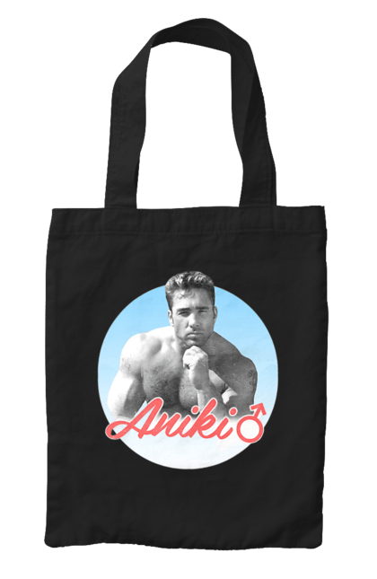 Сумка з принтом "Біллі Херрінгтон". Аніки, біллі, біллі херрінгтон, гачі, гачімучі, гумор, прикольна, херрінгтон. 2070702