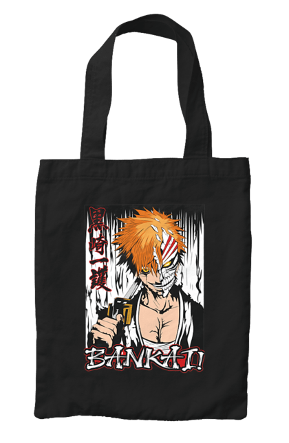 Сумка з принтом "Бліч Куросакі Ічіґо". Anime, bleach, ichigo kurosaki, manga, аніме, бліч, ічіго, куросакі ічіґо, манга. 2070702