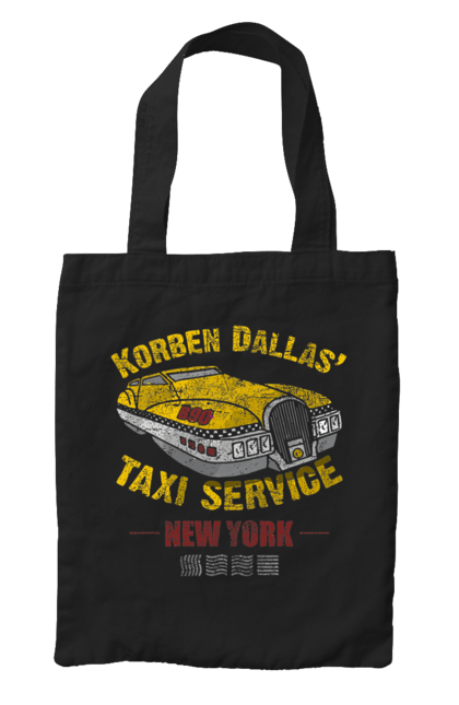 Bag with prints Fifth element | Korban Dallas | Taxi service. Corban dallas, fifth element, new york, taxi, taxi service. 2070702