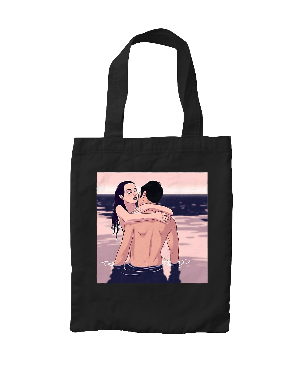 Couple Hugging In The River