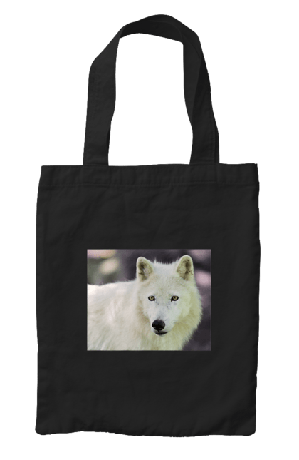 Сумка з принтом "Волк". White, wolf, білий, волк, ліс. CustomPrint.market