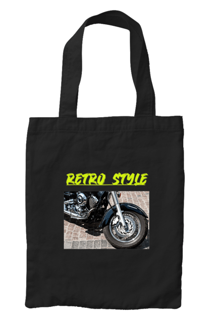 Сумка з принтом "Мото2". Байк, дорога, мотоцикл, ретро, стиль, швидкість. 2070702