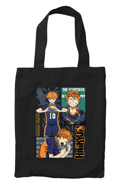 Сумка з принтом "Волейбол!! Хіната". Anime, haikyu, hinata, manga, shoyo hinata, аніме, волейбол, манга, хіната, шьо хіната. 2070702