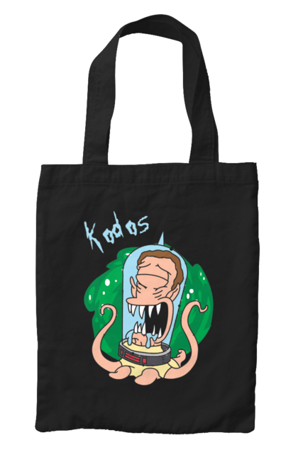 Сумка з принтом "Рік та Морті". Rick and morty, мультфільм, наукова фантастика, пригоди, рік, рік і морті, трагікомедія, чорний гумор. 2070702