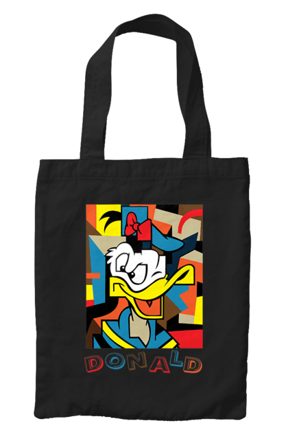 Сумка з принтом "Дональд Дак". Donald duck, абстракція, дональд дак, малюнок, мультсеріал, мультфільм. 2070702