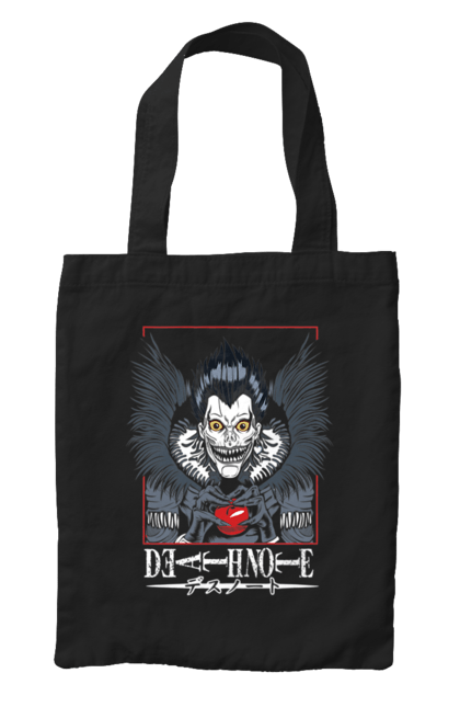 Bag with prints Death note Ryuk. Anime, death note, god of death, kira, manga, ryuk, shinigami. 2070702