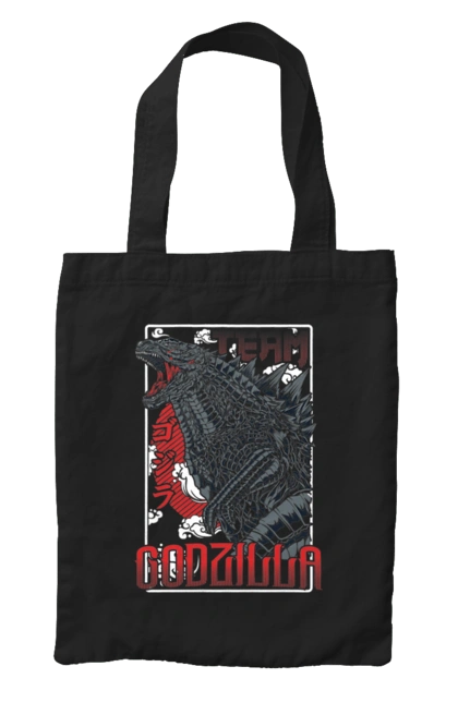 Сумка з принтом "Годзілла". Godzilla, ґодзілла, динозавр, кайдзю, мутант, фільм, японія. 2070702