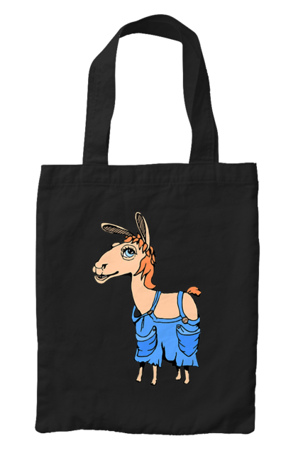 Сумка з принтом "Лама В Комбінезоні". Комбінезон, лама. 2070702