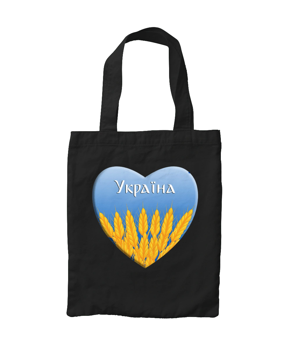 Серце з колосками Україна