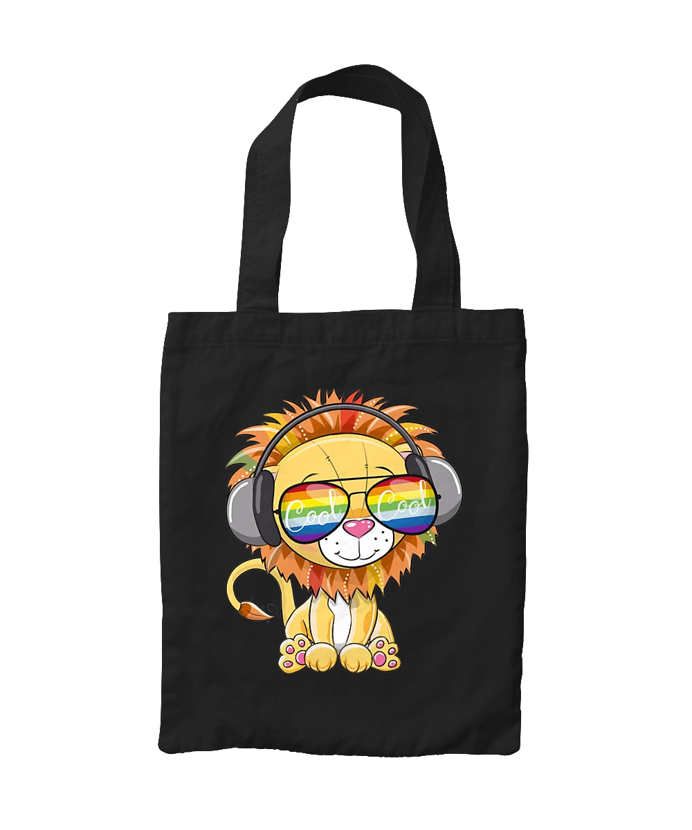 Lion In Glasses And Headphones