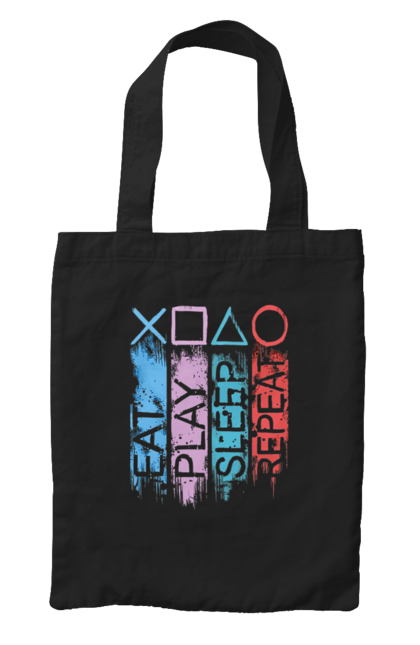 Bag with prints Gamepad. Game, gamepad, joystick, playstation, sony. 2070702