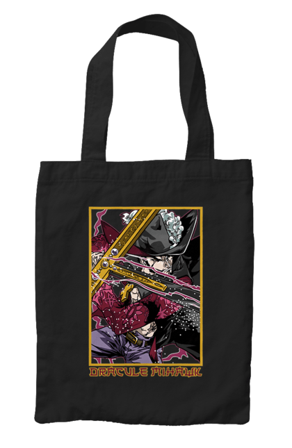 Bag with prints One Piece Dracule Mihawk. Anime, dracule mihawk, manga, mihawk, one piece, straw hat pirates. 2070702