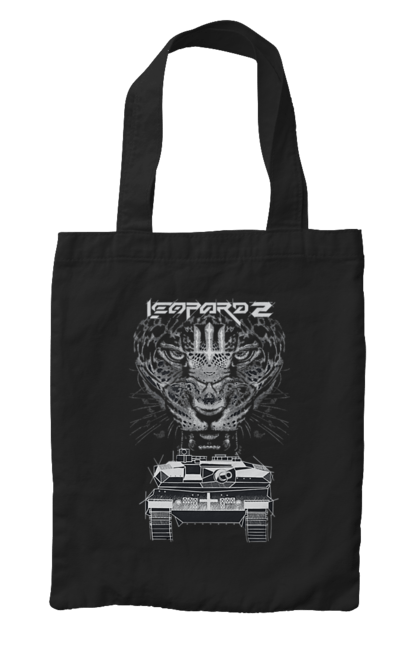 Сумка з принтом "Леопард 2". Зсу, леопард, леопард 2, танк, танк леопард 2. 2070702