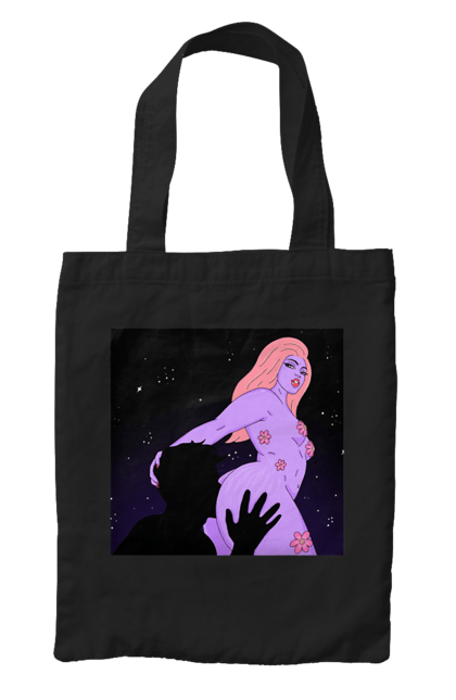 Сумка з принтом "Фіолетова Дівчина". Дівчина, тіло. 2070702