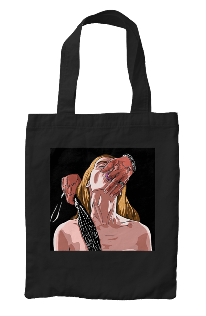 Сумка з принтом "Дівчина У Полоні Чоловіка З Батогами". Батіг, пристрасть, смоктати. 2070702