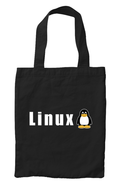 Сумка з принтом "Linux". Linux, адміністратор, айті, айтішник, безкоштовна, безкоштовно, білий, вільна, доступність, комерційна, незалежність, операційна система, ос, пінгвін, програміст, програмне забезпечення, свобода, сервер, сисадмін, система, системний адміністратор, софт, текст. 2070702
