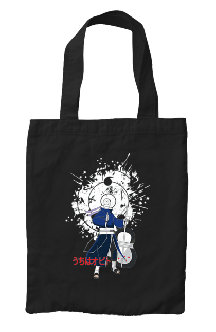 Bag with prints Naruto Obito Uchiha. Anime, character, manga, naruto, ninja, obito, obito uchiha, tv series, uchiha. 2070702