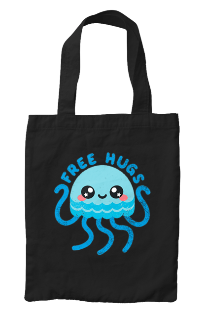 Сумка з принтом "Восьминіжки обіймашки". Безкоштовні обіймашки, дітям, для дітей, обіймашки, осминог, осьминіг. 2070702