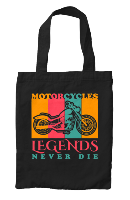 Сумка з принтом "мотоцикл легенда". Легенда, мотоспорт, мотоцикл. 2070702