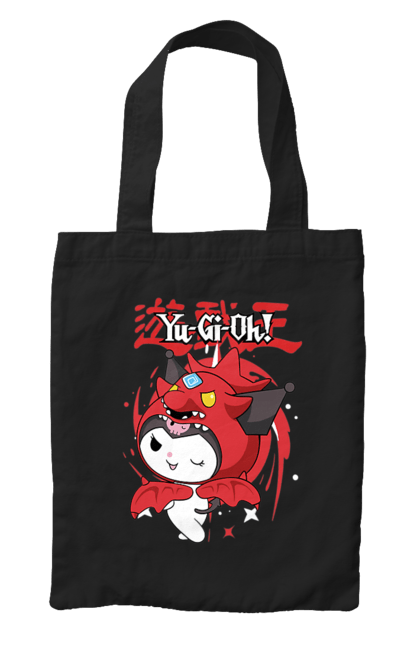 Bag with prints Yu Gi Oh! Kuromi. Anime, character, hello kitty, kuromi, my melody, sanrio, yu gi oh, yugio. 2070702