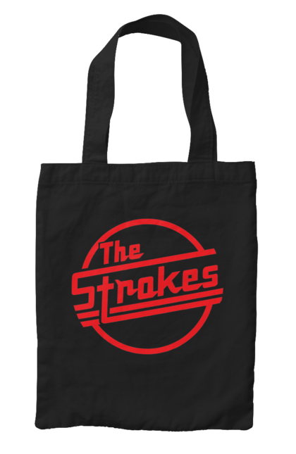 Bag with prints The Strokes. Alternative rock, garage rock, group, indie, indie rock, music, post-punk revival, rock, strokes. 2070702