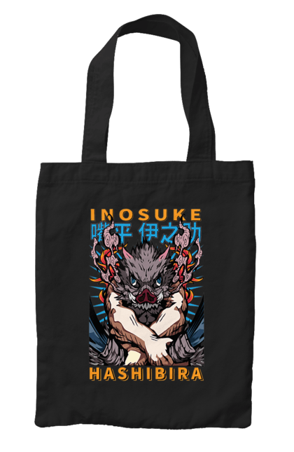 Bag with prints Demon Slayer Inosuke. Anime, demon slayer, inosuke, inosuke hashibira, kimetsu no yaiba, manga. 2070702