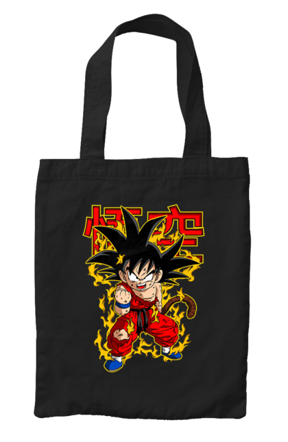 Сумка с принтом Жемчуг дракона Сон Гоку. Anime, dragon ball, manga, son goku, tv series, аниме, гоку, жемчуг дракона, манга, сон гоку. 2070702