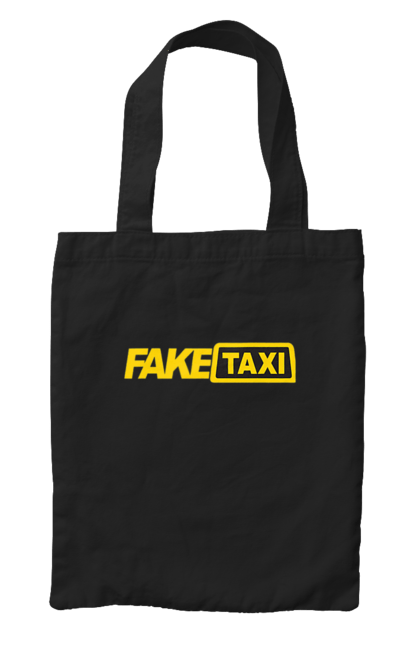 Сумка з принтом "Fake taxi". Fake taxi, porn hub, зсу, порно хаб, порнохаб, прапор, приколы, фак такси, фак таксі, фейк такси. futbolka.stylus.ua